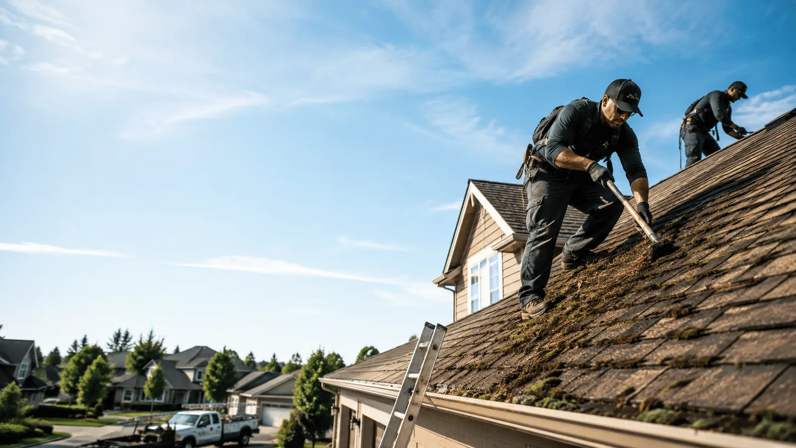 Roof Moss Removal in Drain, OR near me